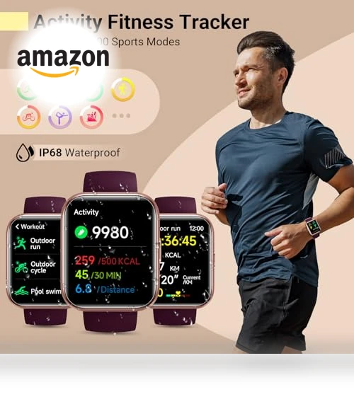 Fitness Tracker Smartwatch — Smartwatches, Quican