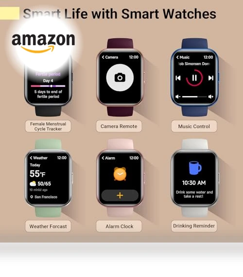 Fitness Tracker Smartwatch — Smartwatches, Quican
