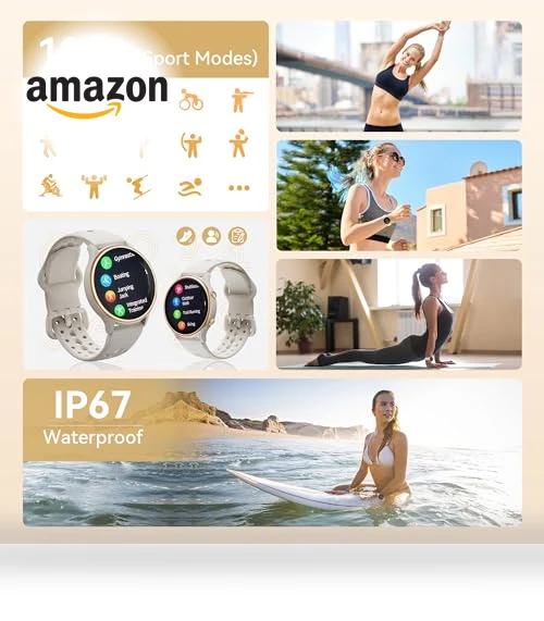Fitness Tracker with Heart Rate & SpO2 Monitor — Smartwatches