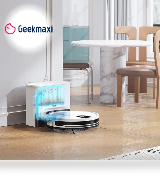 Robot Vacuum Cleaner with Self-Emptying Station — Smart Cleaning Robots, ILIFE