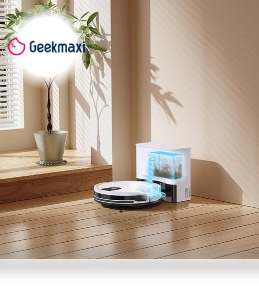Robot Vacuum Cleaner with Self-Emptying Station — Smart Cleaning Robots, ILIFE