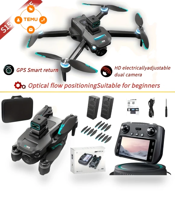 High-looking GPS Drone with 4K Camera and Screen Remote Control — Drones