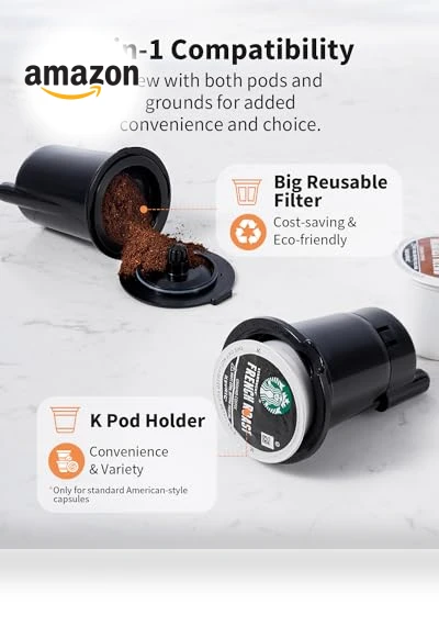 Hot & Iced Coffee Maker with Bold Setting — Coffee Makers, KIDISLE