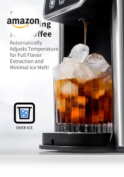 Hot & Iced Coffee Maker with Bold Setting — Coffee Makers, KIDISLE