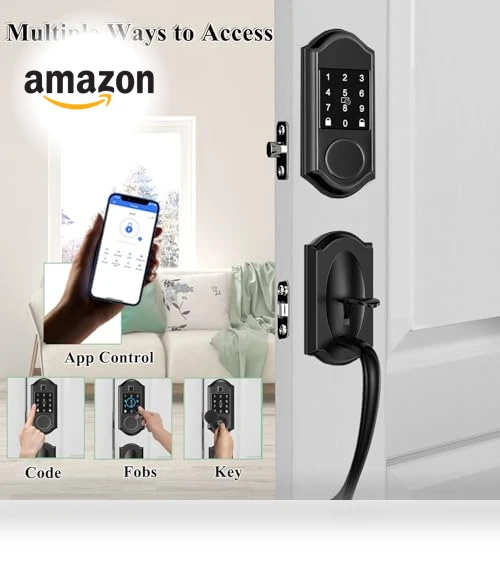 Keyless Entry Deadbolt with Handle Set — Deadbolts, Narpult Smart
