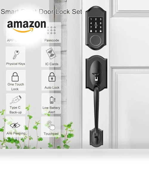 Keyless Entry Deadbolt with Handle Set — Deadbolts, Narpult Smart
