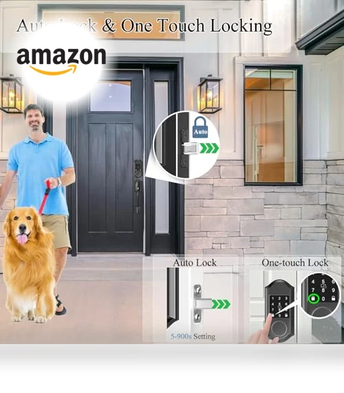 Keyless Entry Deadbolt with Handle Set — Deadbolts, Narpult Smart