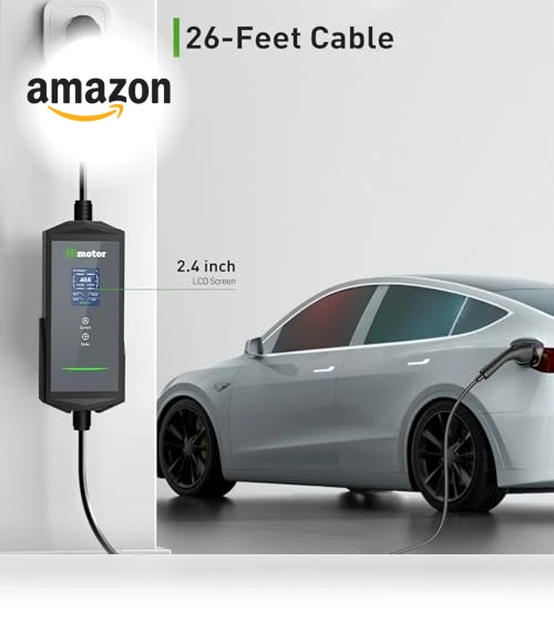 Level 2 EV Charger with NEMA 14-50 Plug and NEMA 5-15 Adapter — Battery Chargers, HIMOTOR