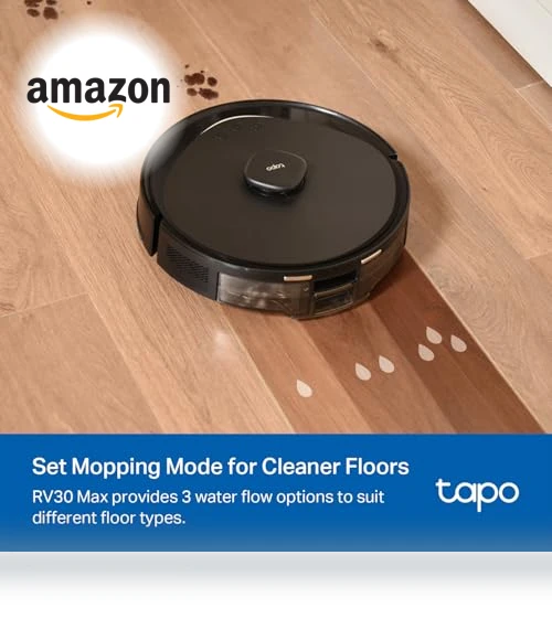 LiDAR Smart Navigation Robot Vacuum and Mop with Self-Emptying Dock — Smart Cleaning Robots, Tapo