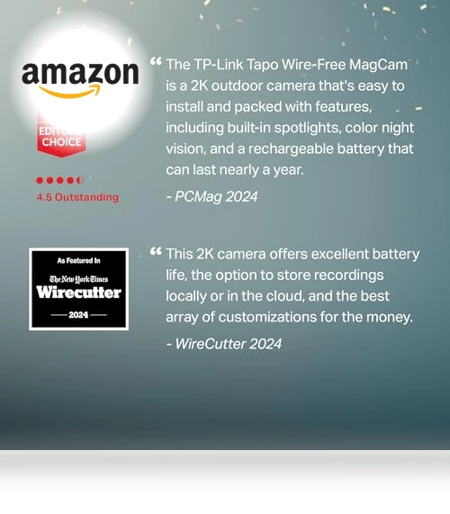 MagCam Outdoor Security Camera — Smart Home Security, TP-Link