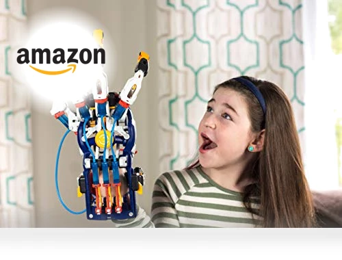Mega Cyborg Hand STEM Experiment Kit — Mechanical Construction Kits, Thames & Kosmos