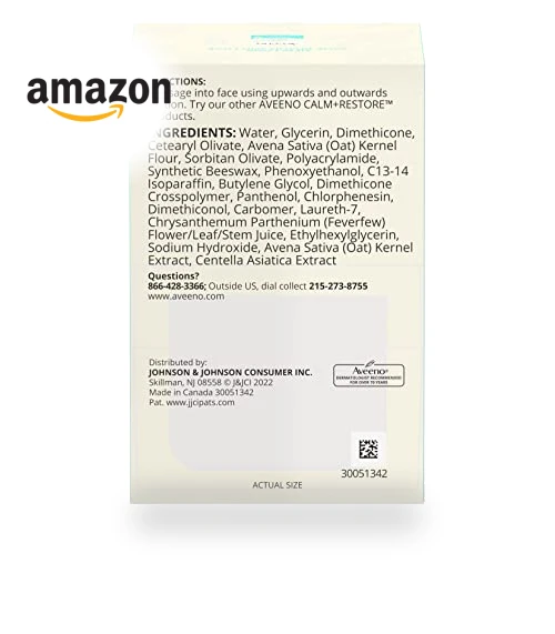 Oat Gel Facial Moisturizer for Sensitive Skin — Beauty & Personal Care, Aveeno