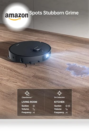 Robot Vacuum with Detachable & Liftable Mop — Smart Cleaning Robots, Dreame