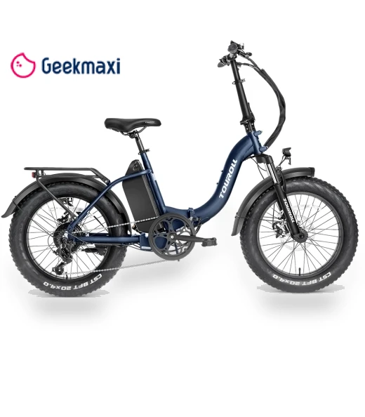 Foldable Step-through Electric Bike — Electric Self-Balancing Scooters, Touroll
