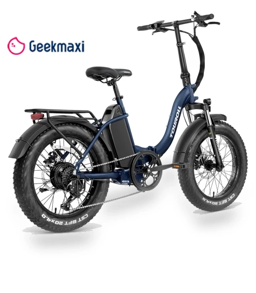 Foldable Step-through Electric Bike — Electric Self-Balancing Scooters, Touroll