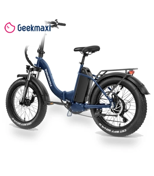 Foldable Step-through Electric Bike — Electric Self-Balancing Scooters, Touroll
