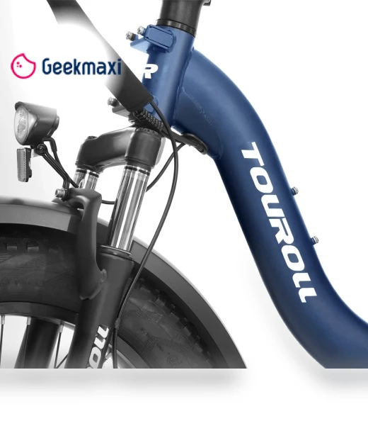 Foldable Step-through Electric Bike — Electric Self-Balancing Scooters, Touroll