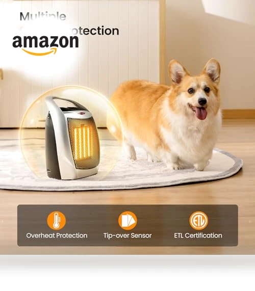 Small Electric Space Heater — Portable Heating Solutions, Kismile