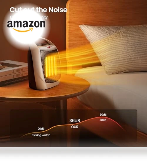 Small Electric Space Heater — Portable Heating Solutions, Kismile