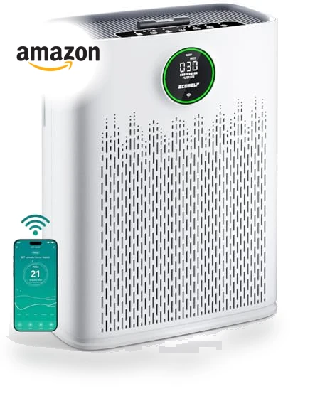 Smart Air Purifier for Home Large Rooms — Electrostatic Air Purifiers, ECOSELF