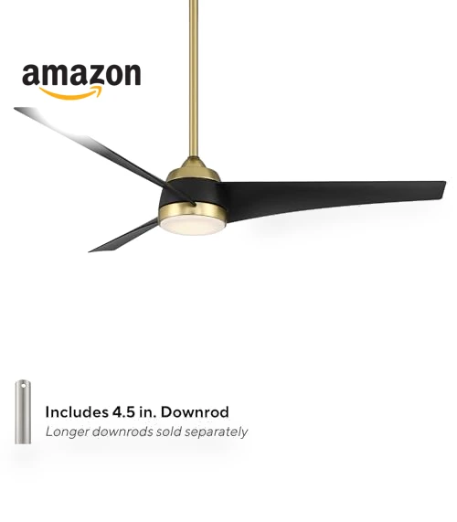 Smart Home Ceiling Fan with LED Light Kit — Ceiling Fan Wall Controls, WAC Lighting