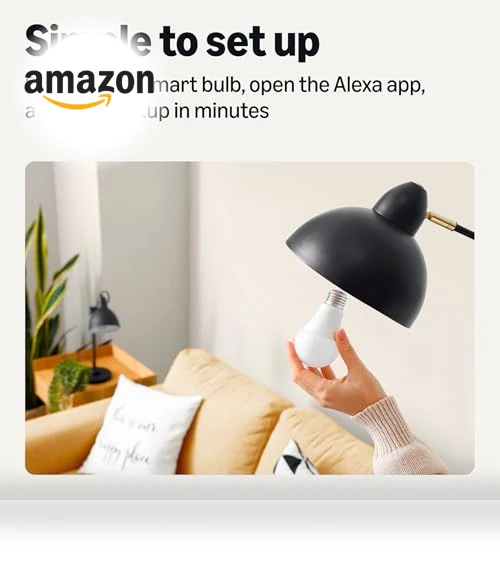 Smart Indoor LED Light Bulb — LED, Amazon Basics