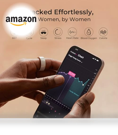 Smart Ring - Sleep, Heart Rate & Cycle Monitoring — Smartwatches, femometer