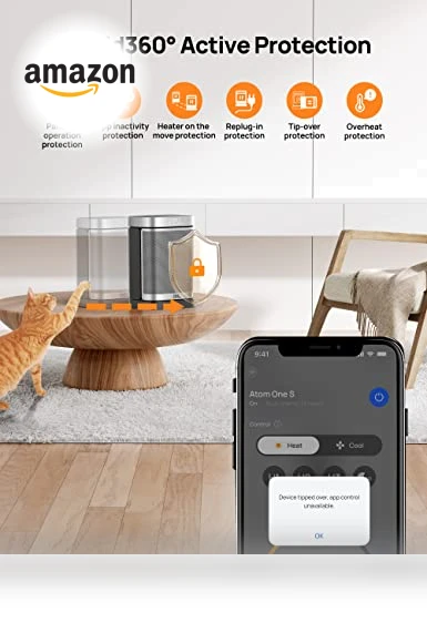 Smart Space Heater with WiFi, Alexa & Google Assistant — Portable Heating Solutions, Dreo