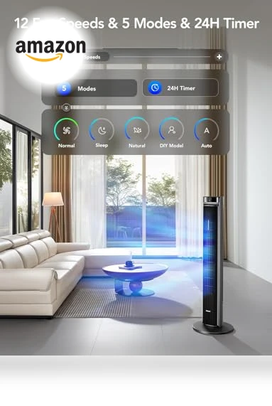 Smart Tower Fan — Ceiling Fans, GoveeLife