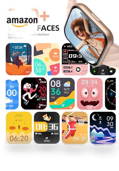 Smart Watch with 5ATM Waterproof Swimming Tracker — Smartwatches, Parsonver