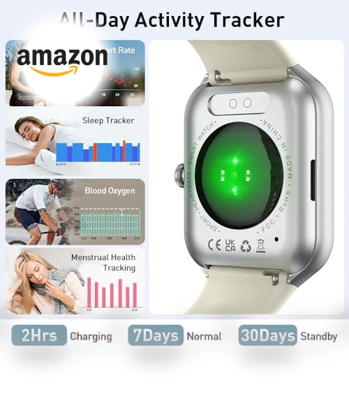 Smart Watch with Bluetooth Call and Fitness Tracker — Smartwatches, Motast