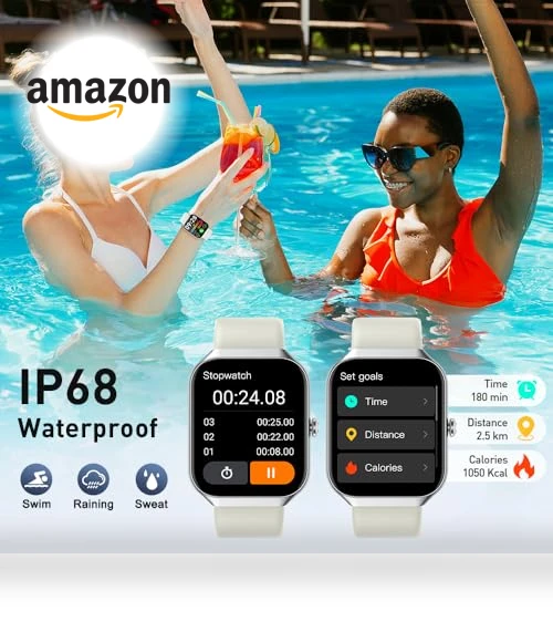Smart Watch with Bluetooth Call and Fitness Tracker — Smartwatches, Motast
