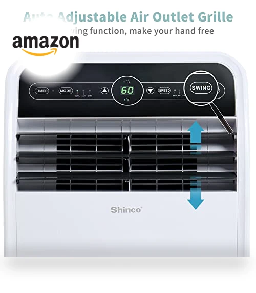 Smart Wi-Fi Portable Air Conditioner — Air Moisture Control, Shinco