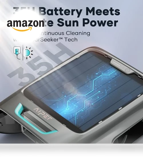 Solar Pool Skimmer — Automated Pool Maintenance, AIPER