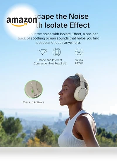 SoundForm Isolate Bluetooth Over-Ear Headphones — In-Ear Headphones, Belkin