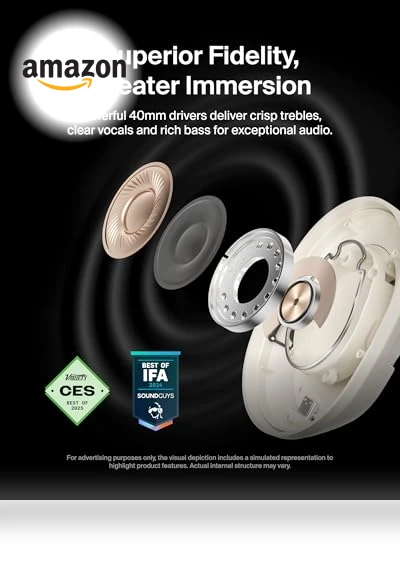 SoundForm Isolate Bluetooth Over-Ear Headphones — In-Ear Headphones, Belkin