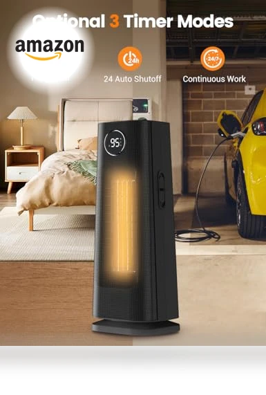 Space Heater for Indoor Use — Portable Heating Solutions, Sunnote