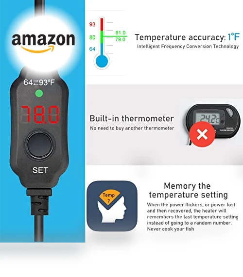 Submersible Aquarium Heater — Heaters & Chillers, YukiHalu