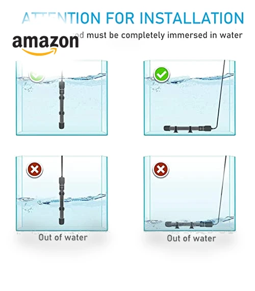 Submersible Aquarium Heater — Heaters & Chillers, YukiHalu