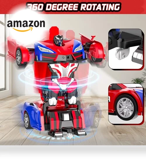 Transforming Remote Control Car and Robot — Interactive Figures & Robots, CEGOUFUN