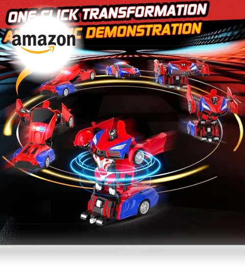 Transforming Remote Control Car and Robot — Interactive Figures & Robots, CEGOUFUN