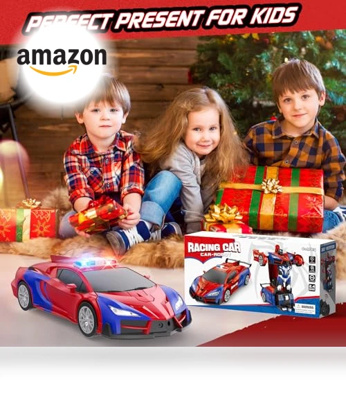 Transforming Remote Control Car and Robot — Interactive Figures & Robots, CEGOUFUN