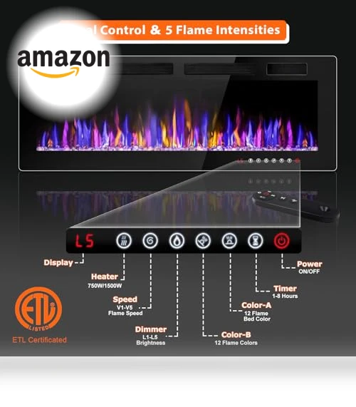 Ultra-Thin Electric Fireplace Heater — Electric Heating Solutions, VENDORZ