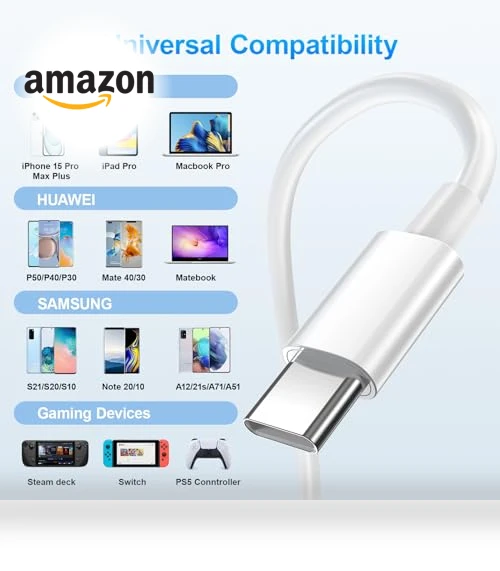 USB C to USB C Cable — Charging Solutions, Dayaoncy
