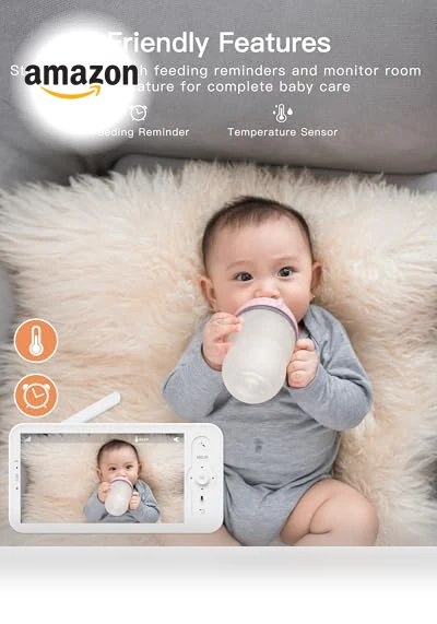Video Baby Monitor with Camera and Audio — Baby Monitors, ARENTI