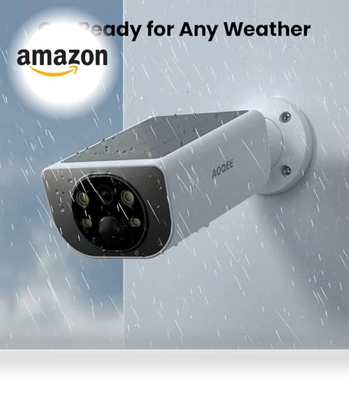 Wireless Security Camera Outdoor — Smart Home Security, AOQEE