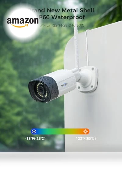Wireless Security Camera System — Smart Home Security, Hiseeu