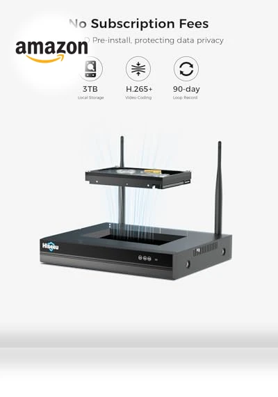 Wireless Security Camera System — Smart Home Security, Hiseeu