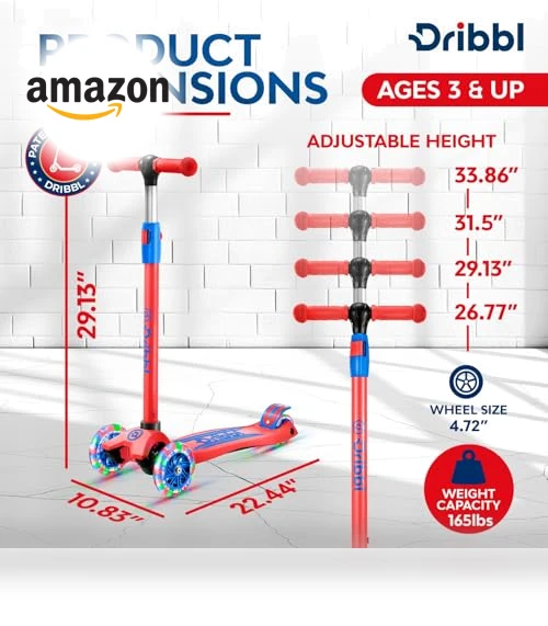 3-Wheel Kids Scooter — Electric Vehicles, Dribbl