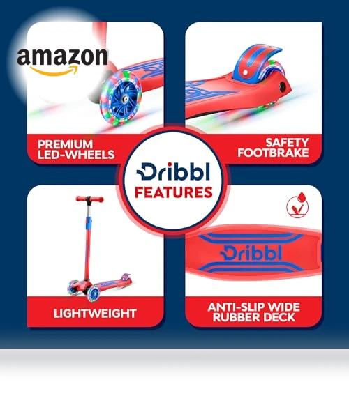 3-Wheel Kids Scooter — Electric Vehicles, Dribbl